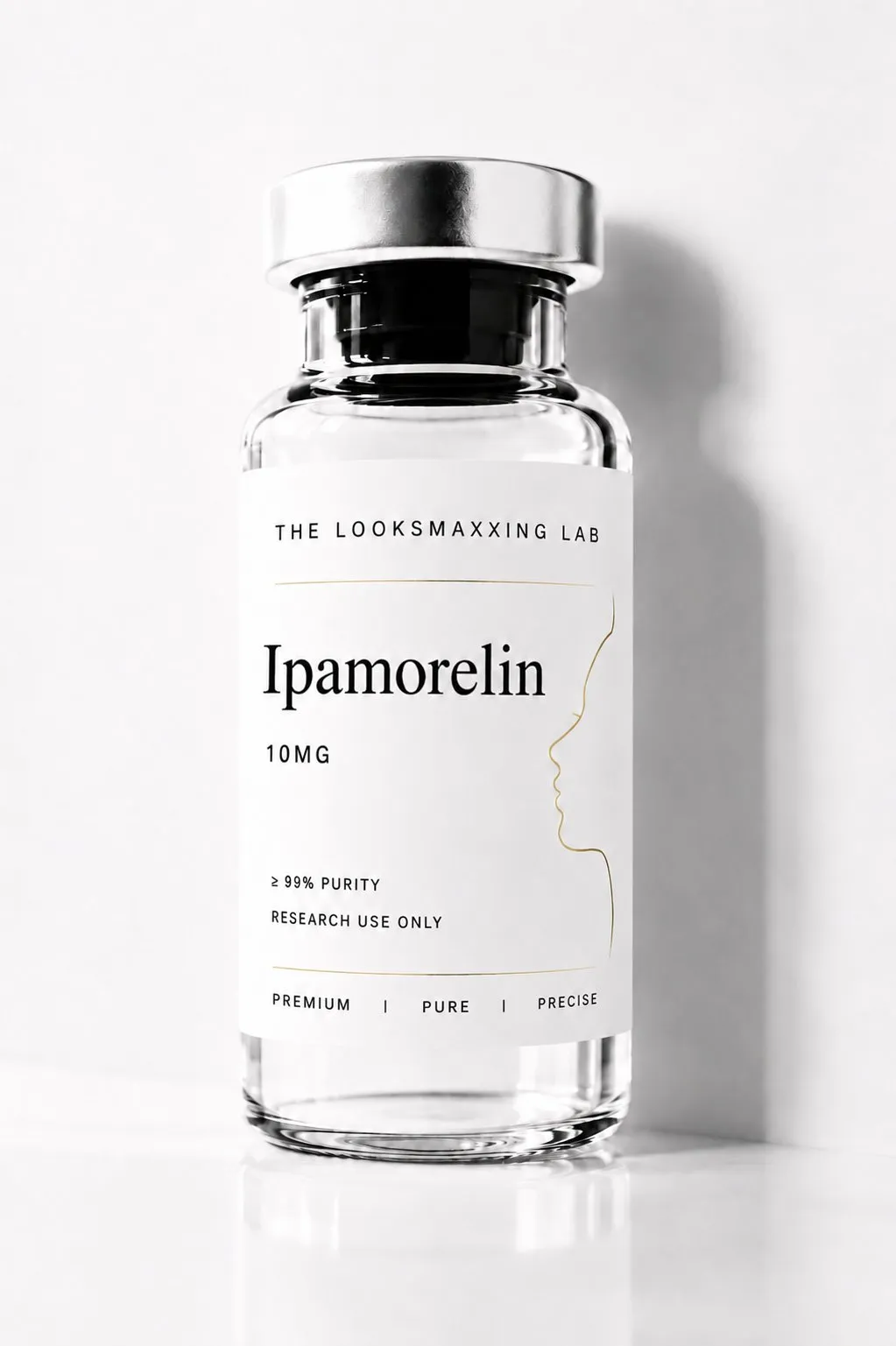 Ipamorelin research peptide vial